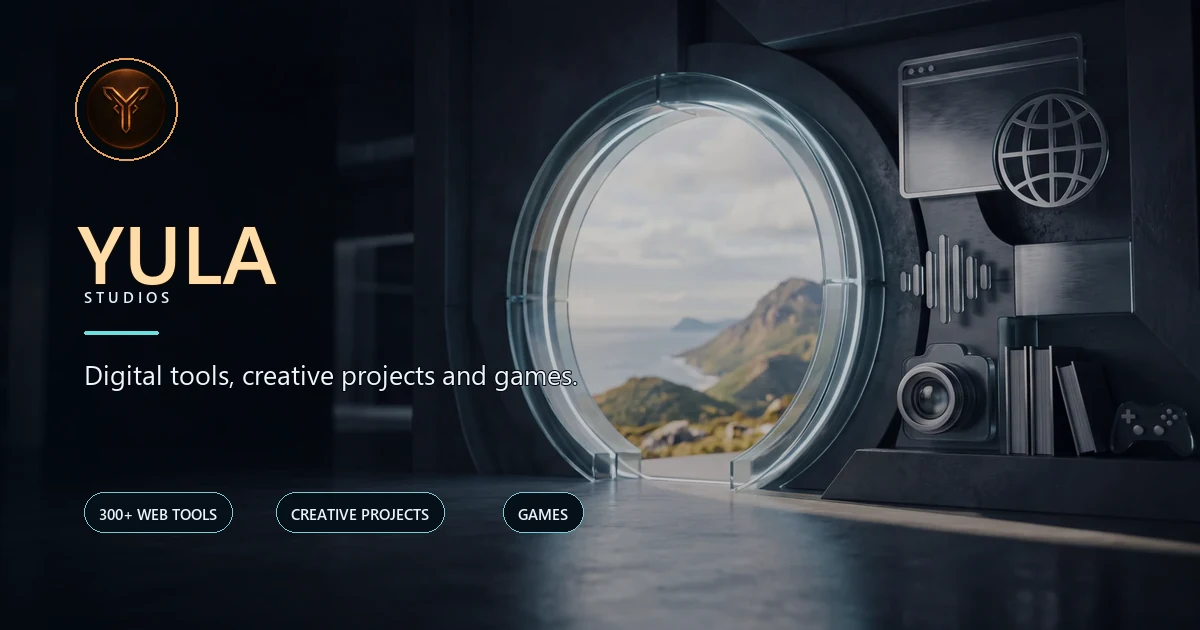 Yula Studios digital projects, creative tools and games
